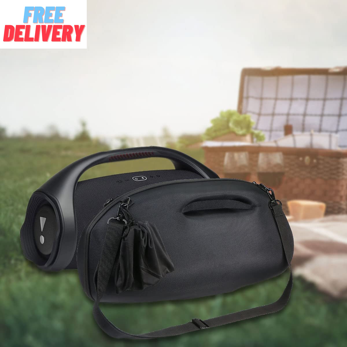 Hard Travel Case Replacement for JBL Boombox 2 Boombox 3 Waterproof Portable Blu