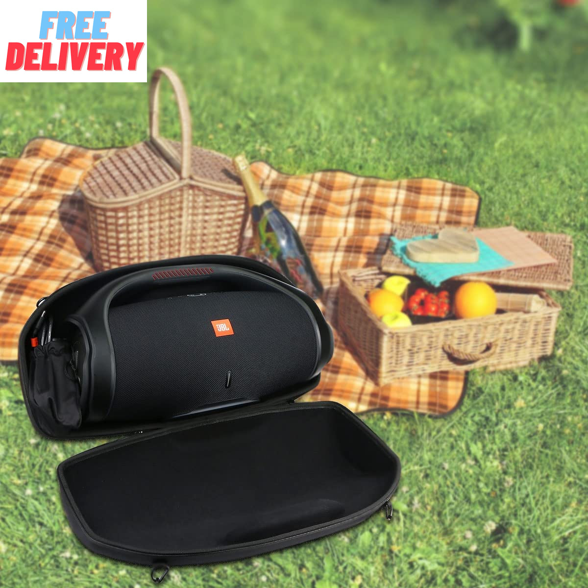 Hard Travel Case Replacement for JBL Boombox 2 Boombox 3 Waterproof Portable Blu