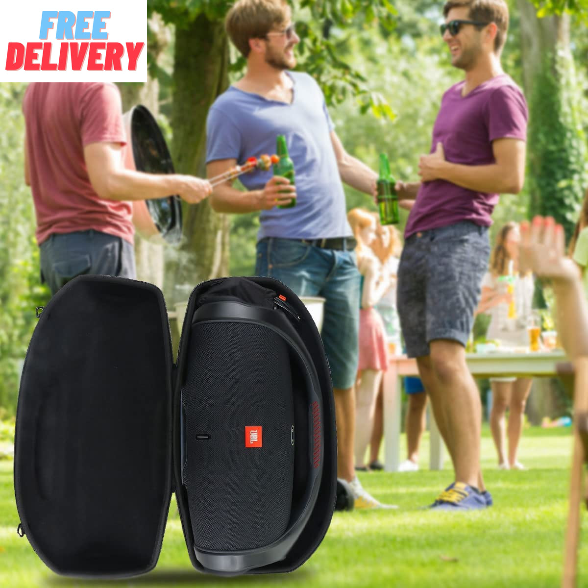 Hard Travel Case Replacement for JBL Boombox 2 Boombox 3 Waterproof Portable Blu